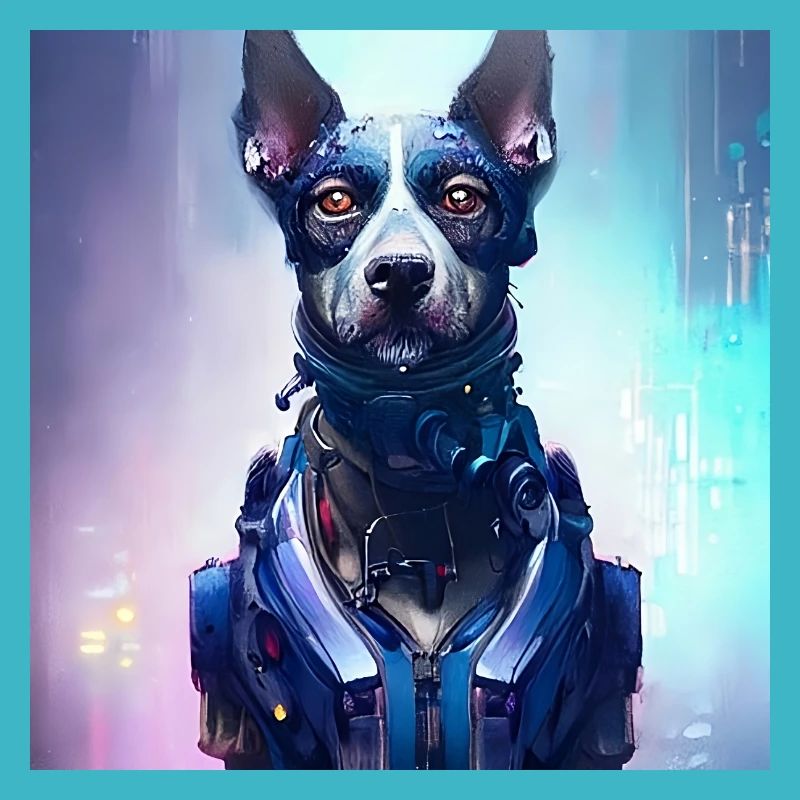 Futuristic dog