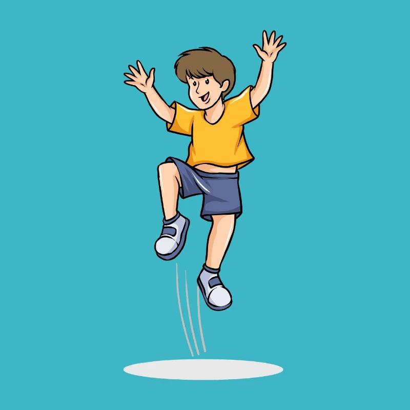 Springen Trampolin