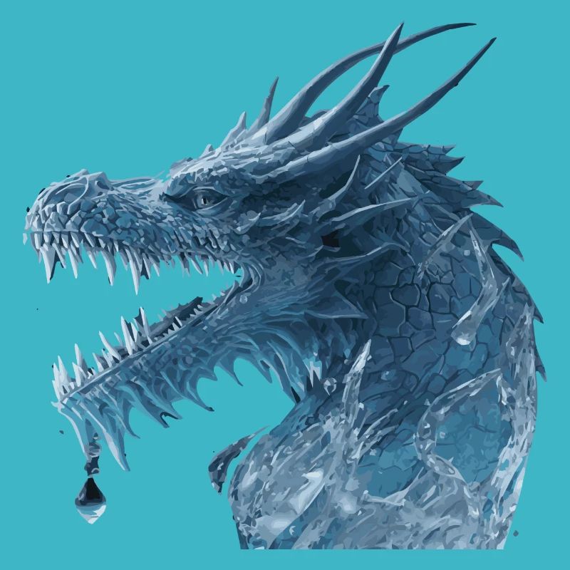 Blauer Drache