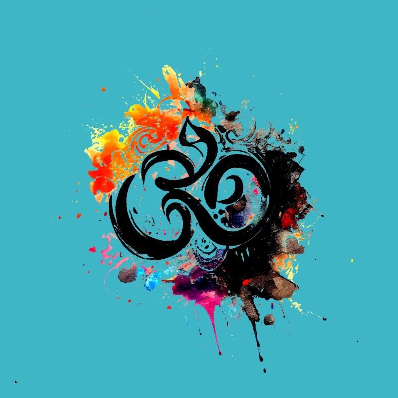 Yogi, Prana Om - Rainbow Ink Artwork
