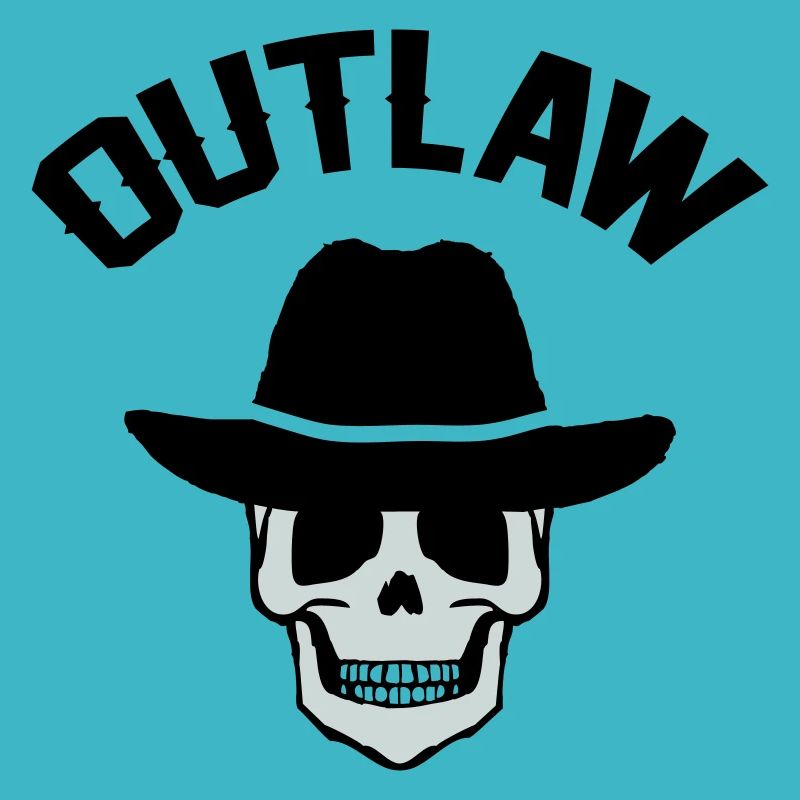 cowboy skull outlaw