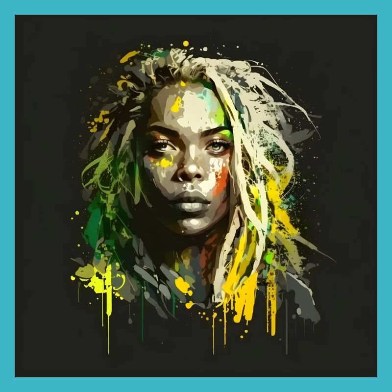 Face Frau Dreadlocks n°2