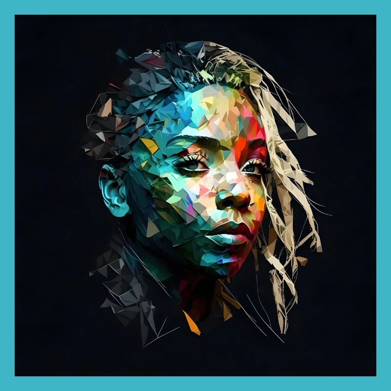 Face Frau Dreadlocks n°17