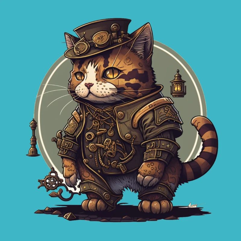 Steampunk Katze