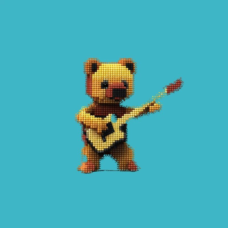 Pixelart Bärchen