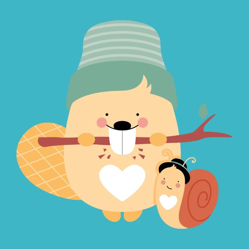 Castor à l’escargot