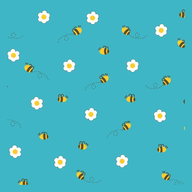 Bees and flowers