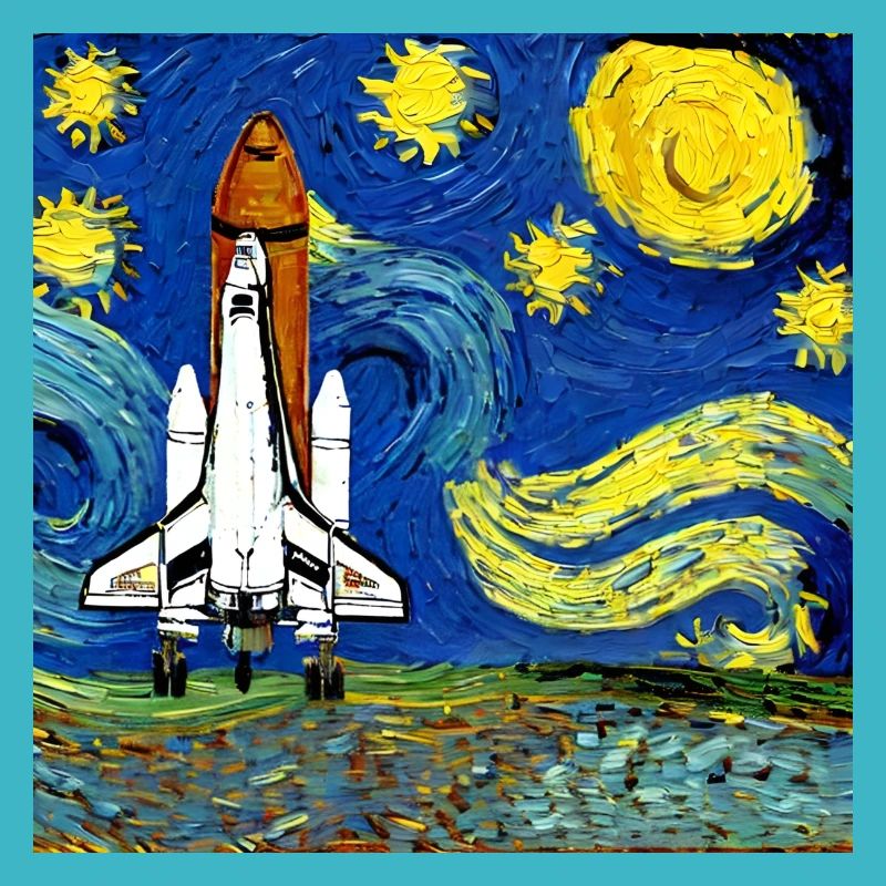 Space Shuttle Van Gogh
