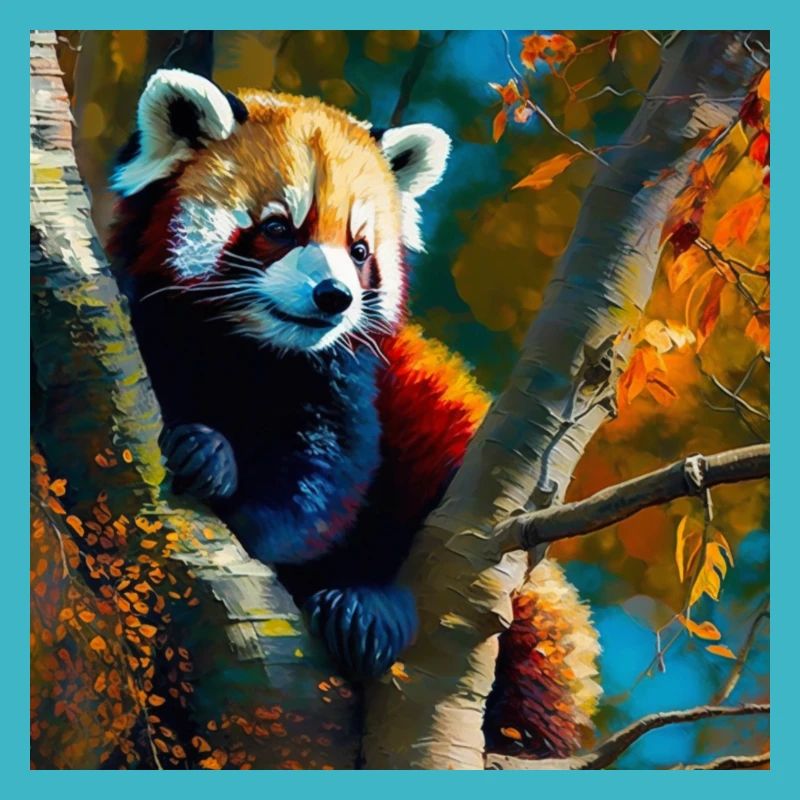 Cachette du panda rouge