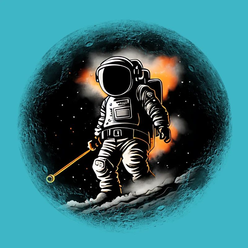 Astronaute sur la planète