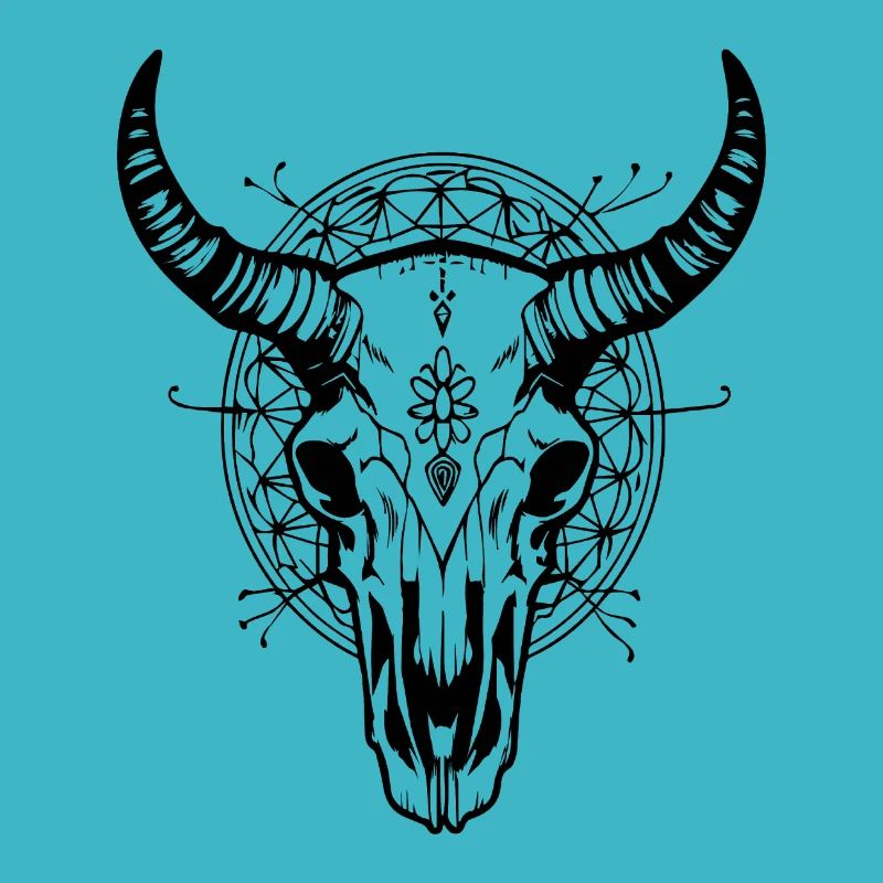 Cow Skull Boho