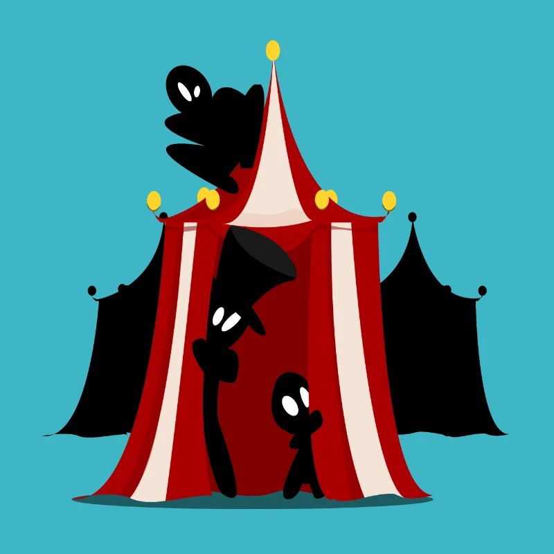 Circus ink stains