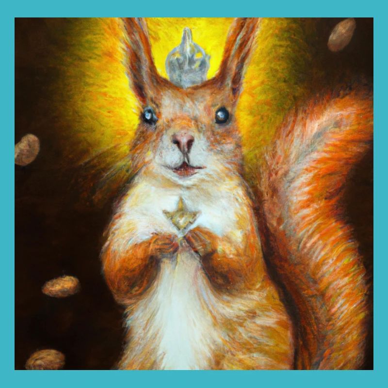 Der Eichhörnchen König