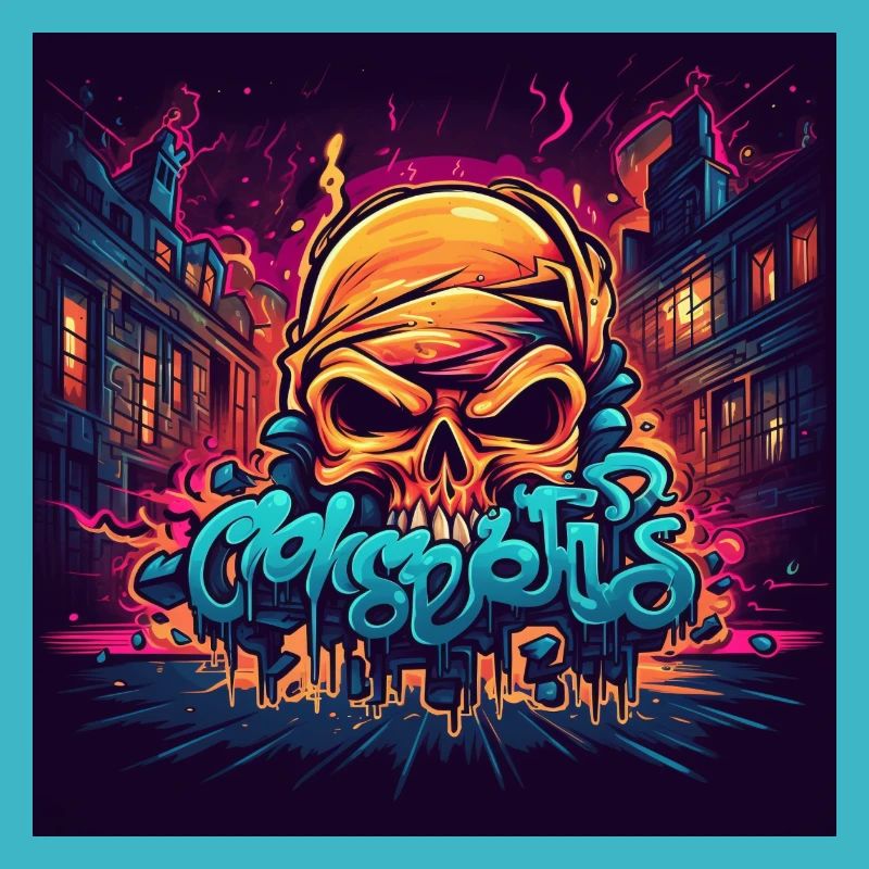 Graffiti Skull