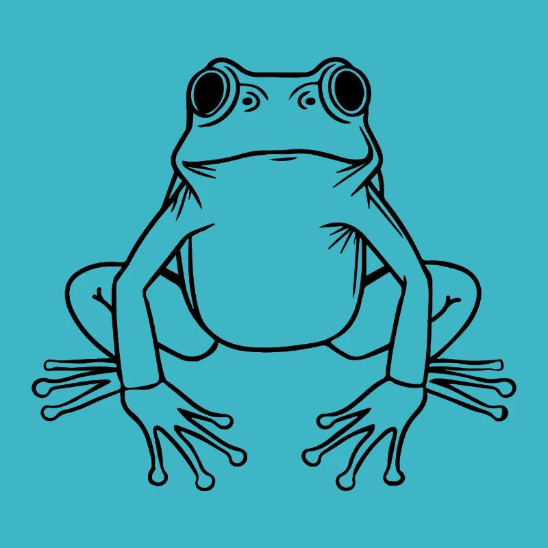 Crapaud amphibien grenouille