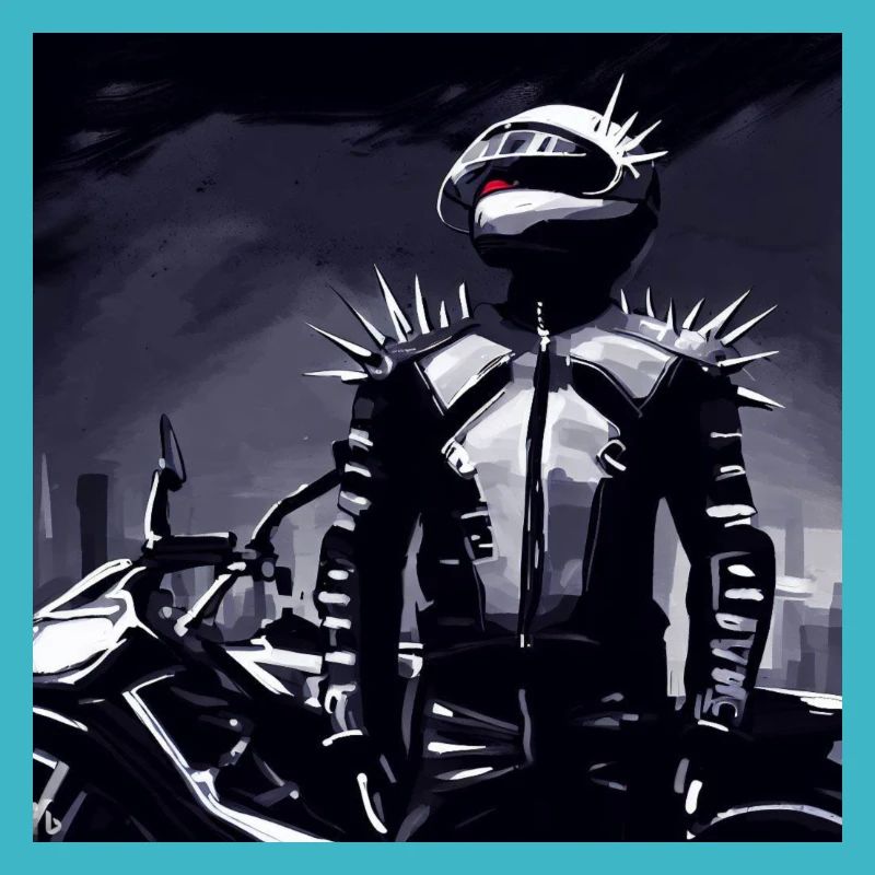 Motorrad Bleistiftzeichnung
