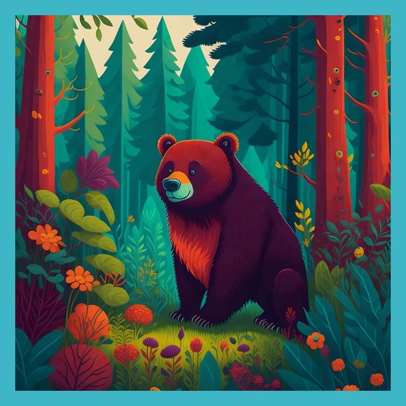 Ours dans la forêt