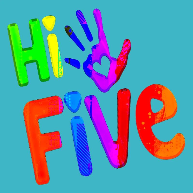 High Five Style Cool Hand Joke disant Hit Trend