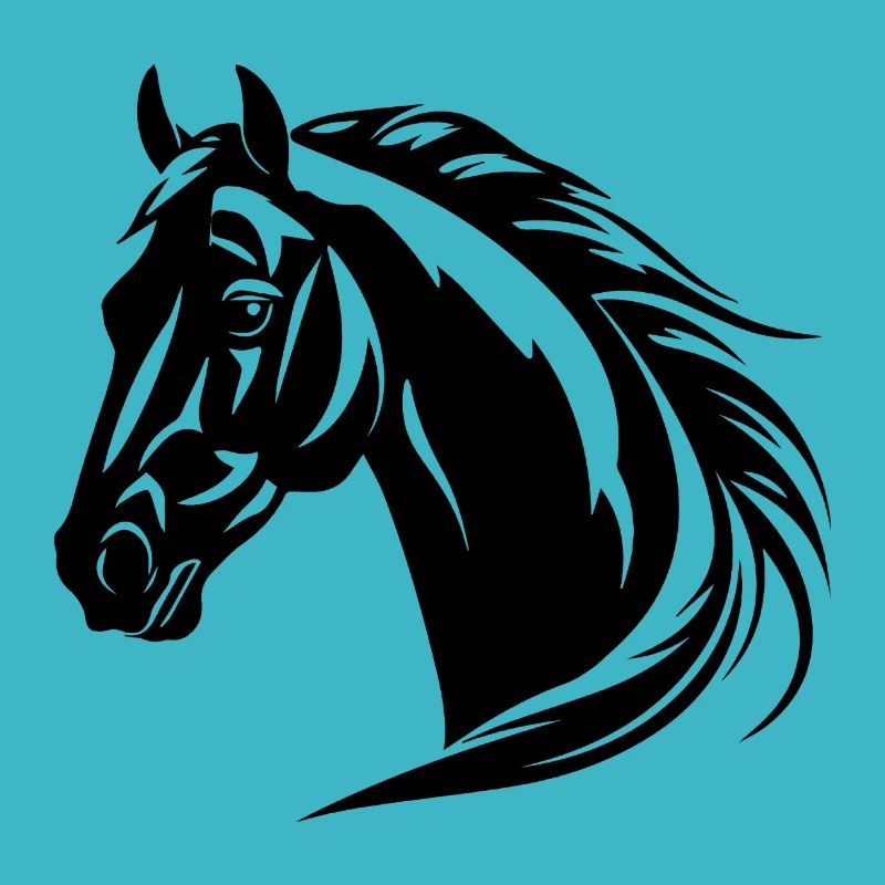 Poney tête de cheval