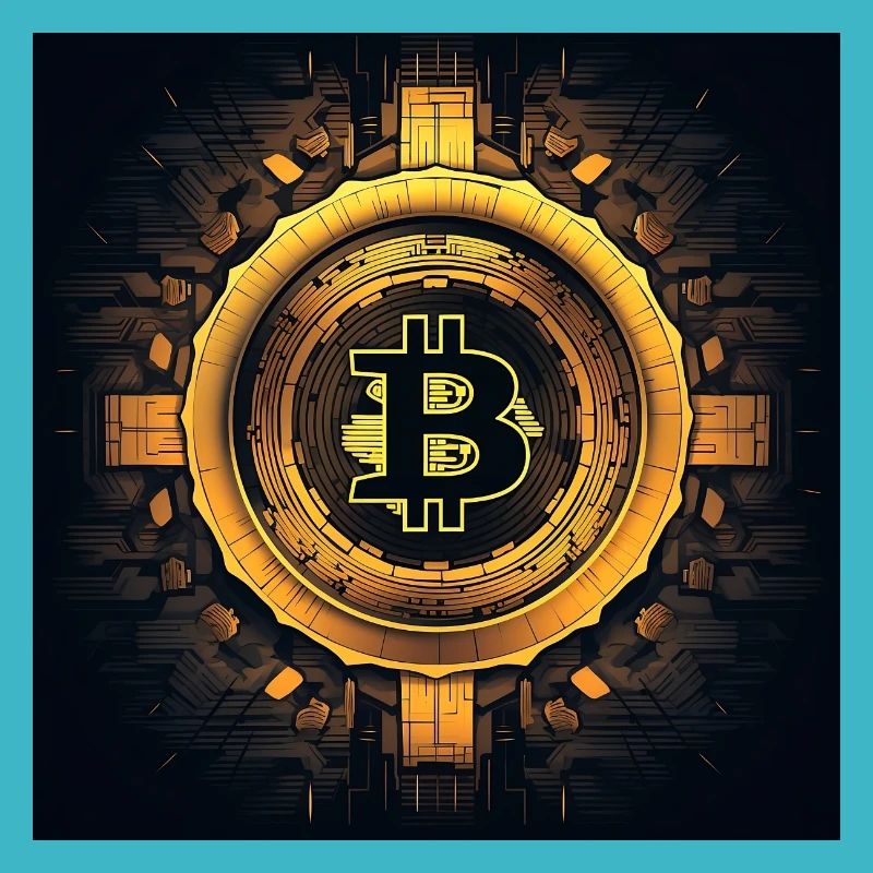bitcoin logo modern stylish desgin