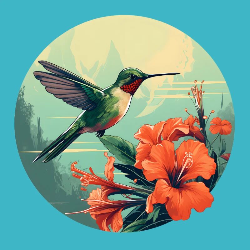 Colibri flottant