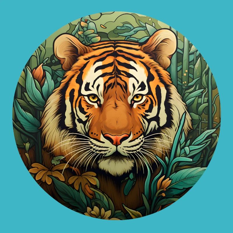 Lebendiger Tiger