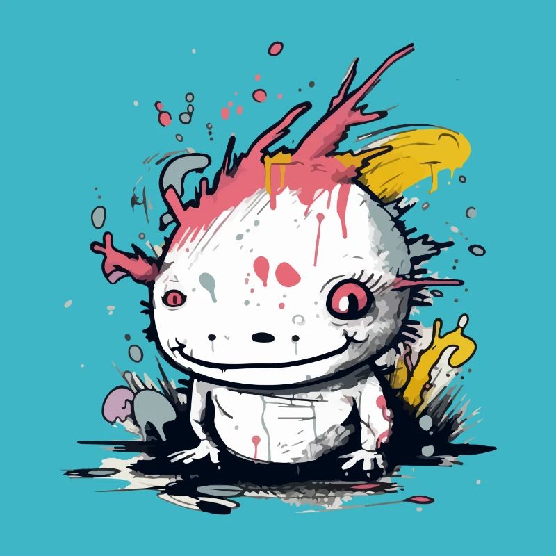 Miku the axolotl