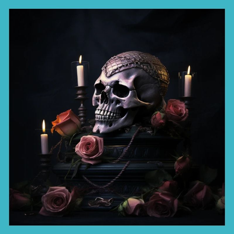 Vergänglichkeit - Gothic T-Shirt Design