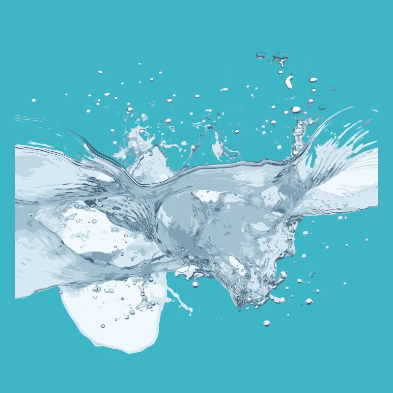 Water splashes!