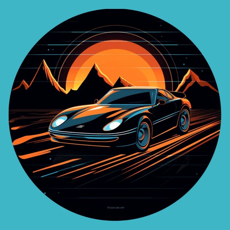 Retro Auto der Zukunft
