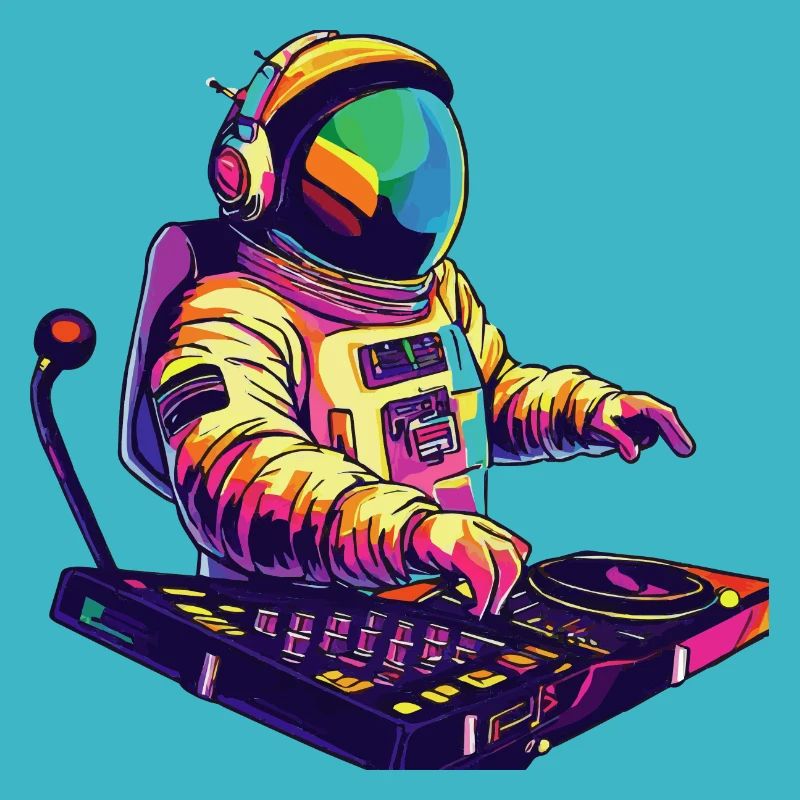 Astronaut DJ Geschenkidee