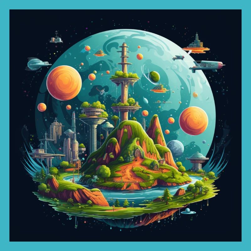 Sonnensystem Flache Erde