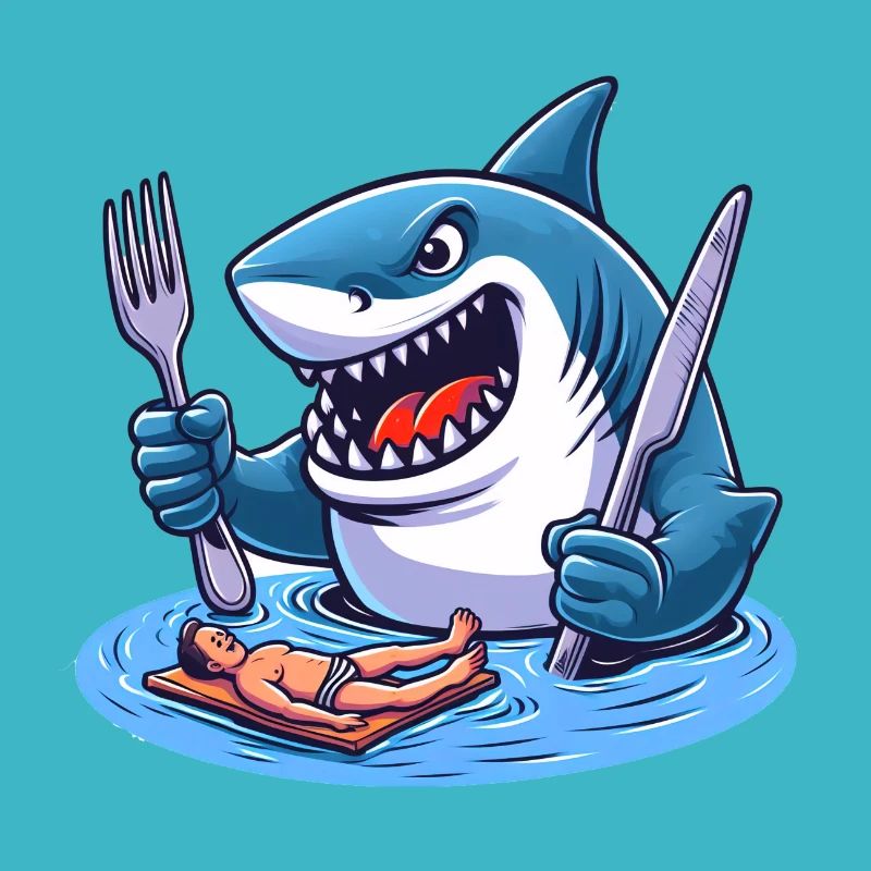 Requin affamé