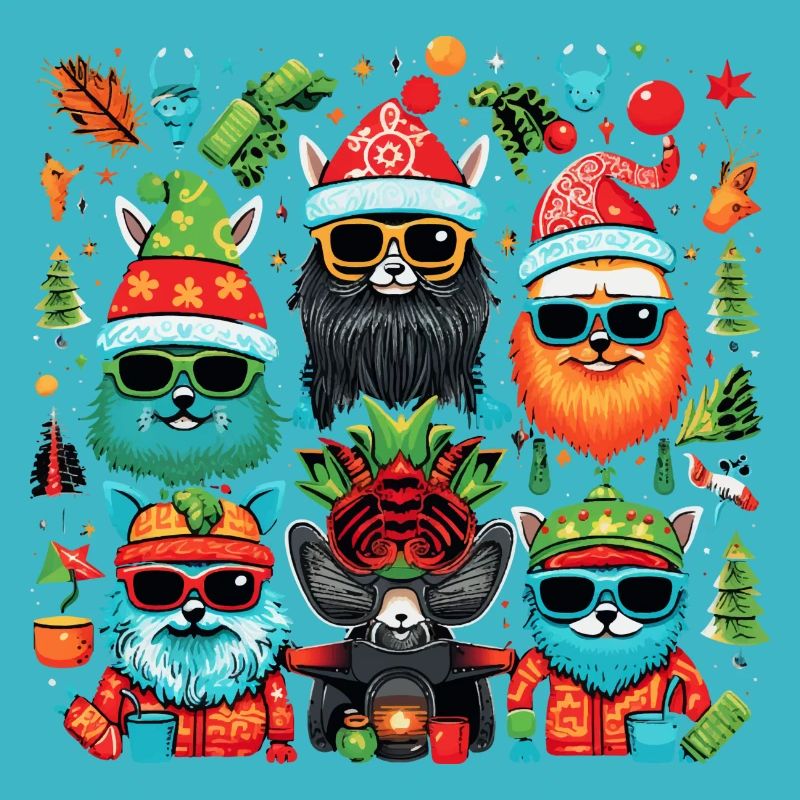 Pull de Noël moche -
