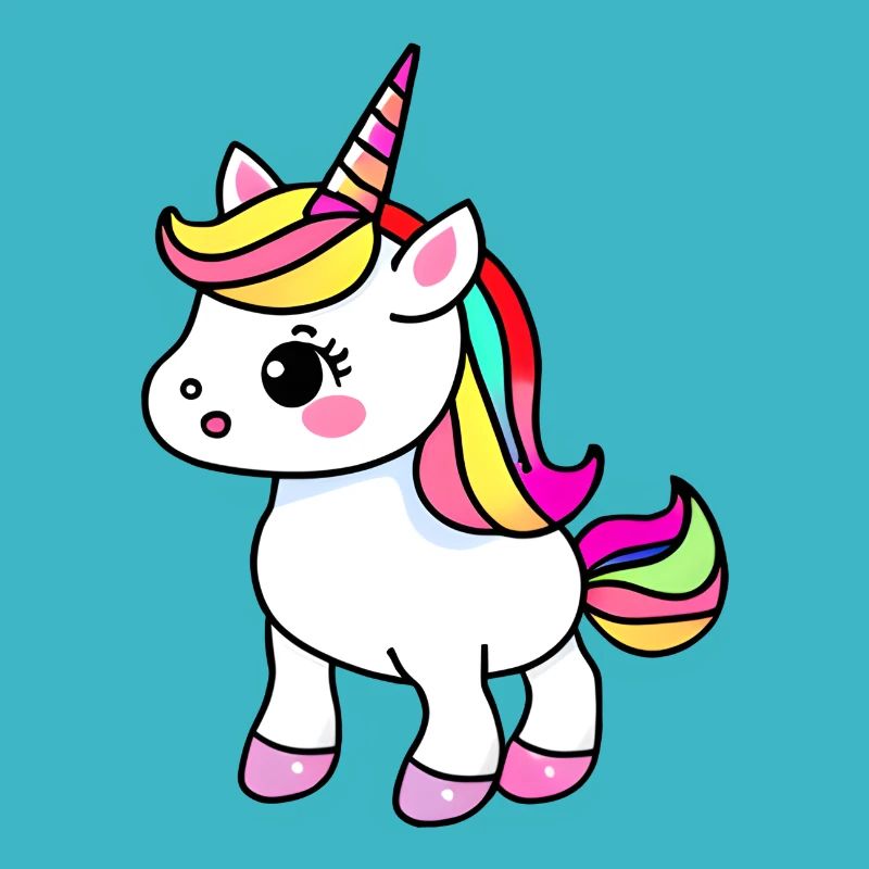Einhorn Fabeltier Mädchen Einhörner