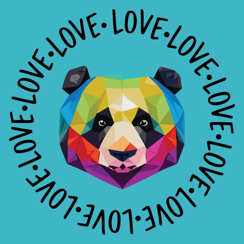 Amour - Love - Panda