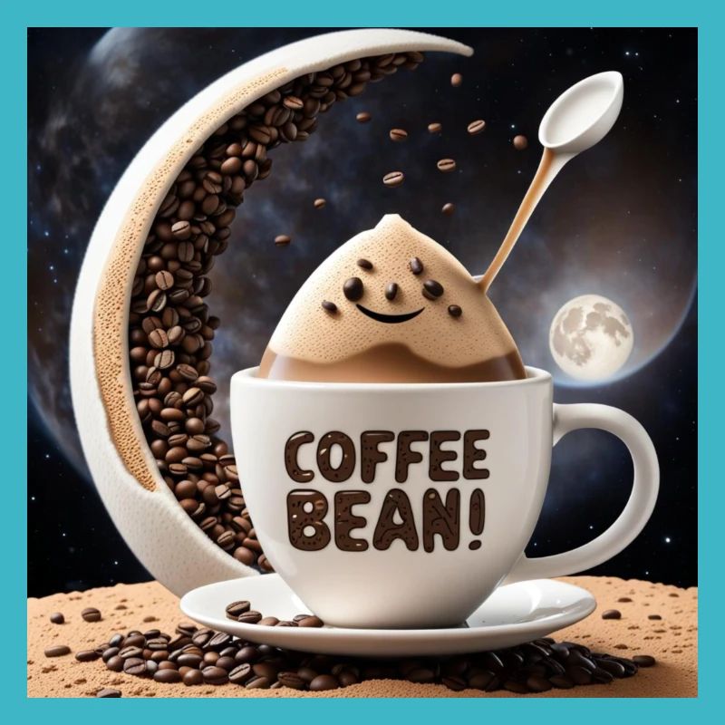 Coffee Bean Moon Cup