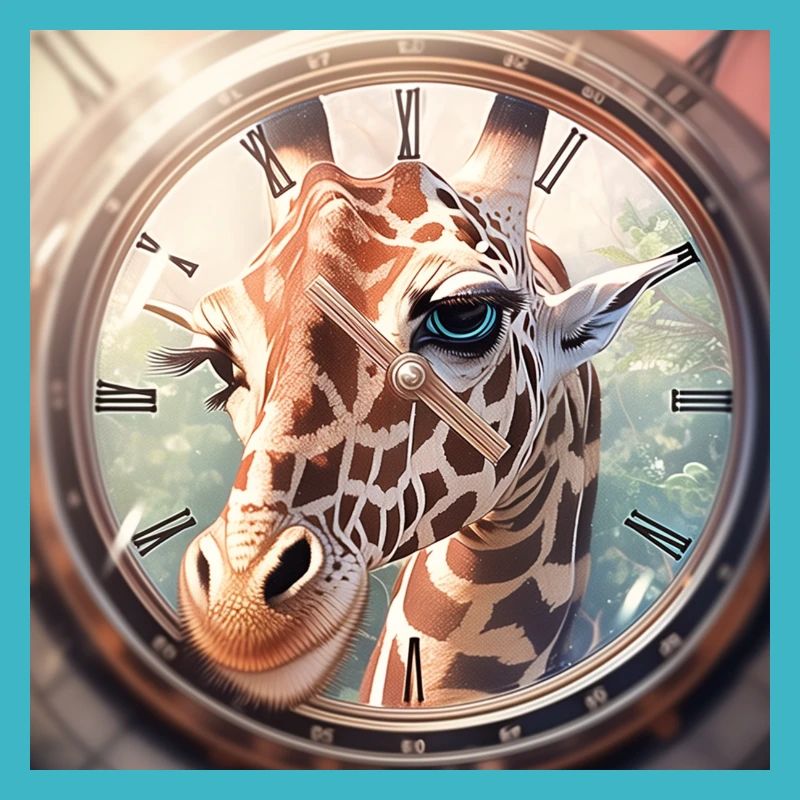 Die Giraffenuhr