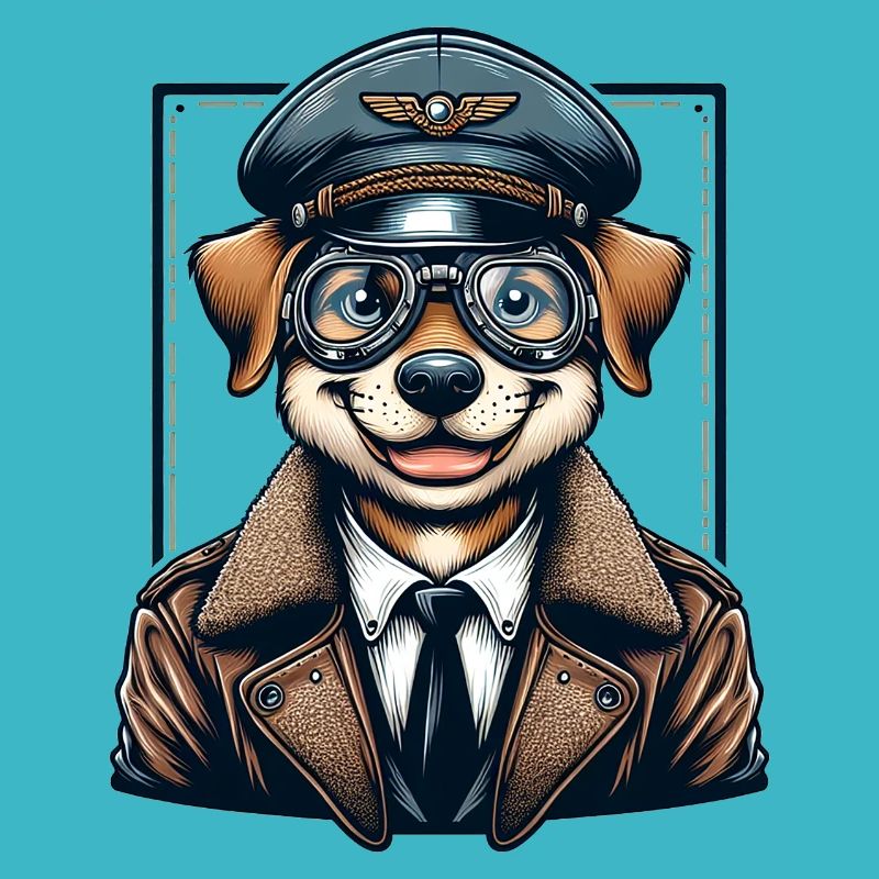 Cute Dog Pilot