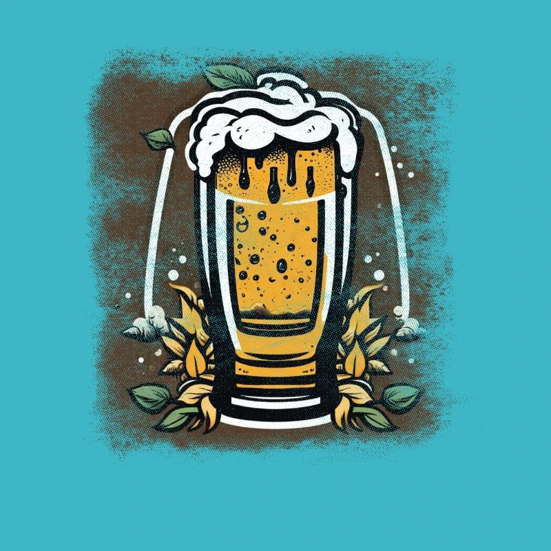 Kühles Blondes Bier
