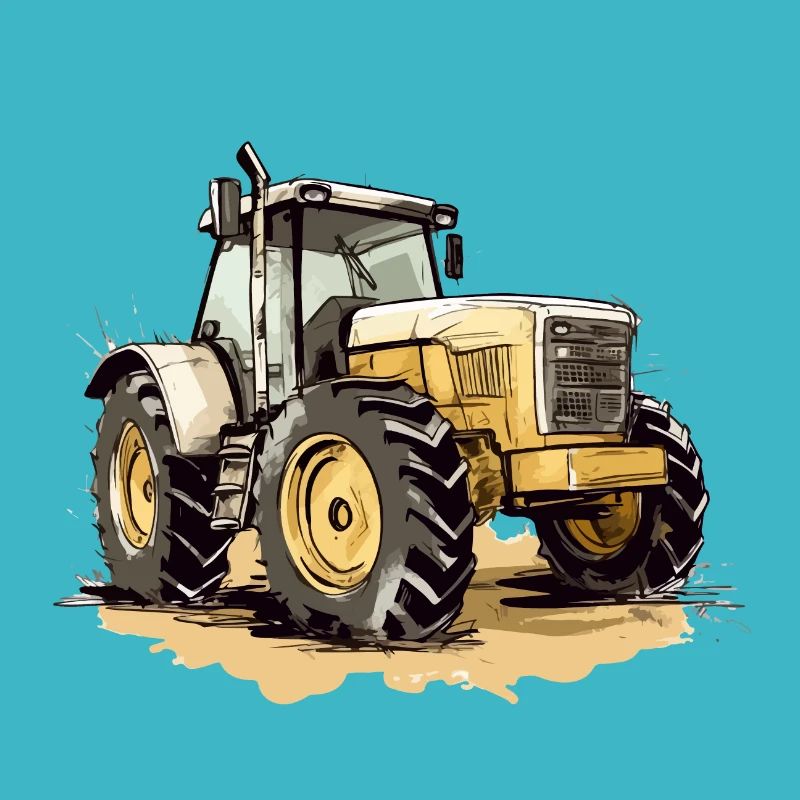 Gelber Traktor Nr. 3