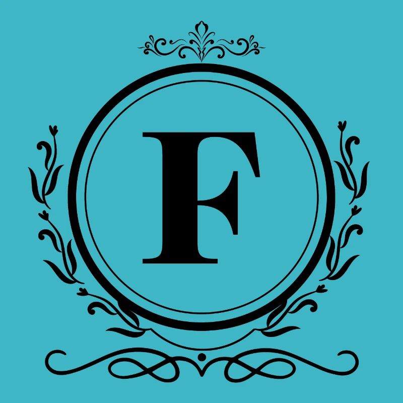 Buchstabe F Dekoration