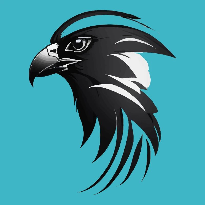 Aigle Oiseau de proie tête