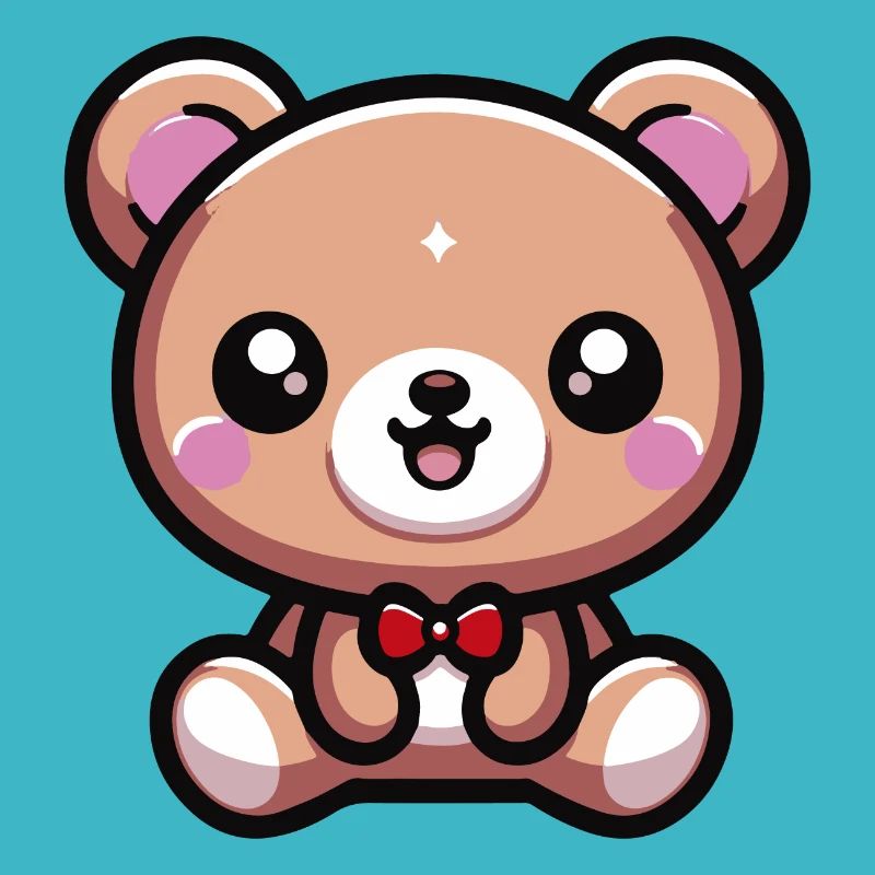 Cute Kawaii Teddy Bear 2
