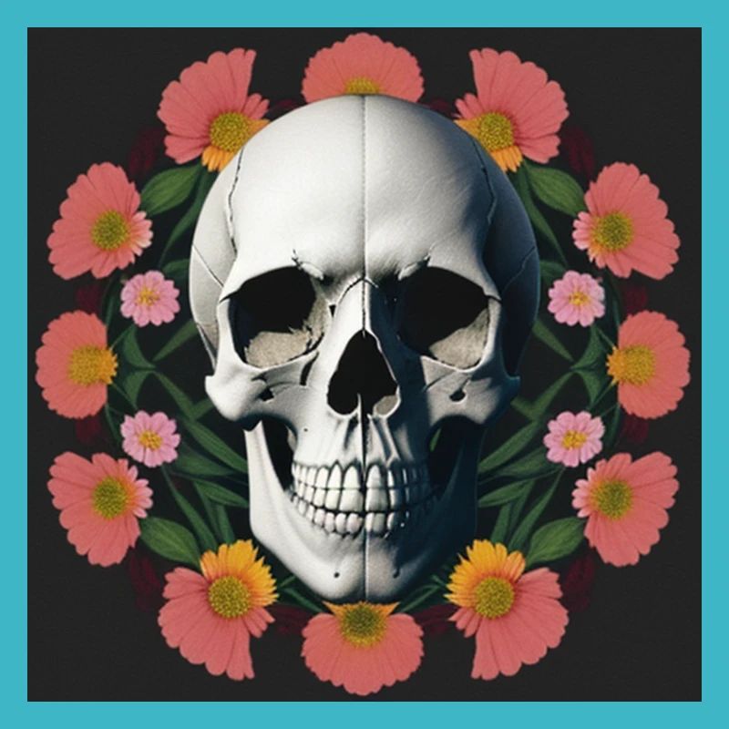 Flower-Skull