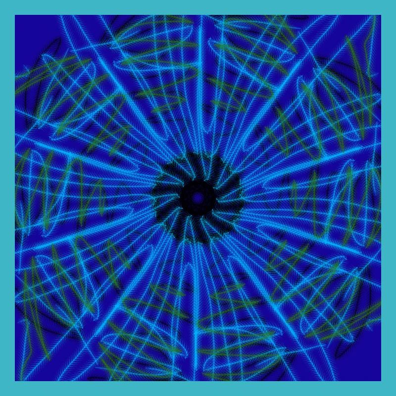 Blaues abstraktes Design