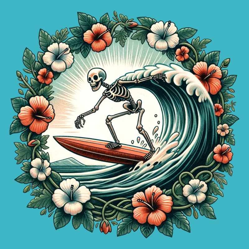 Surfing Skeleton