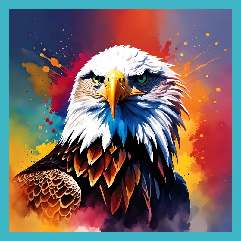 Eagle coloured