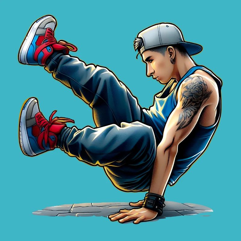 Spektakulärer Tanz - Breakdance