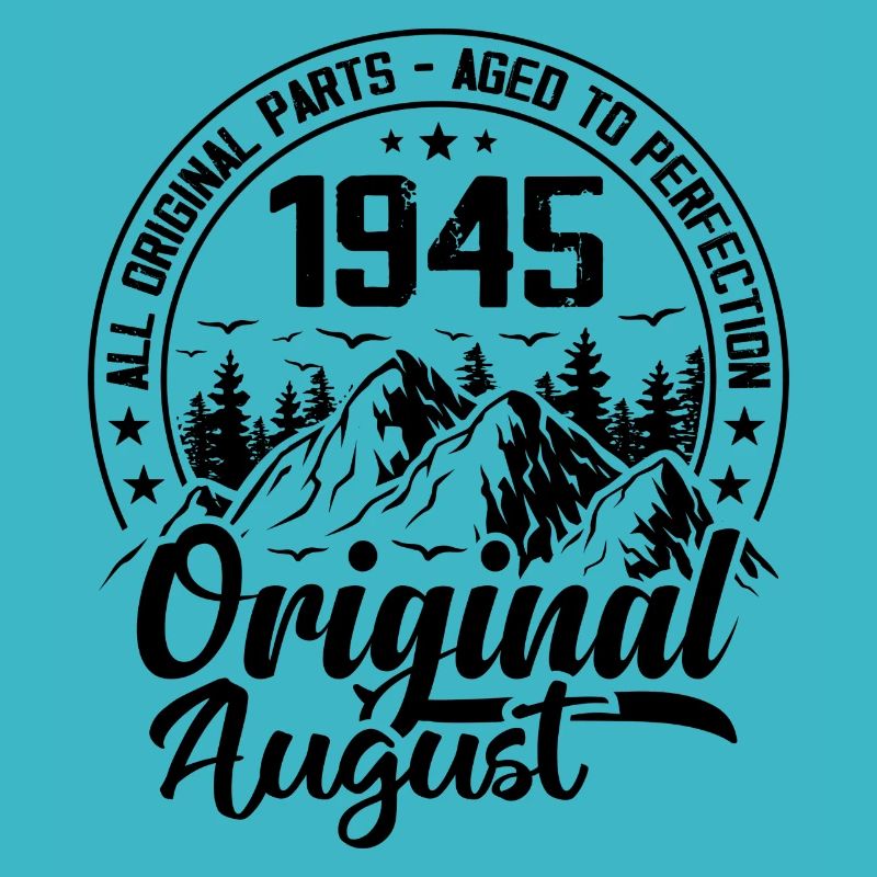 1945 August Original: 79 Years Anniversary Gift